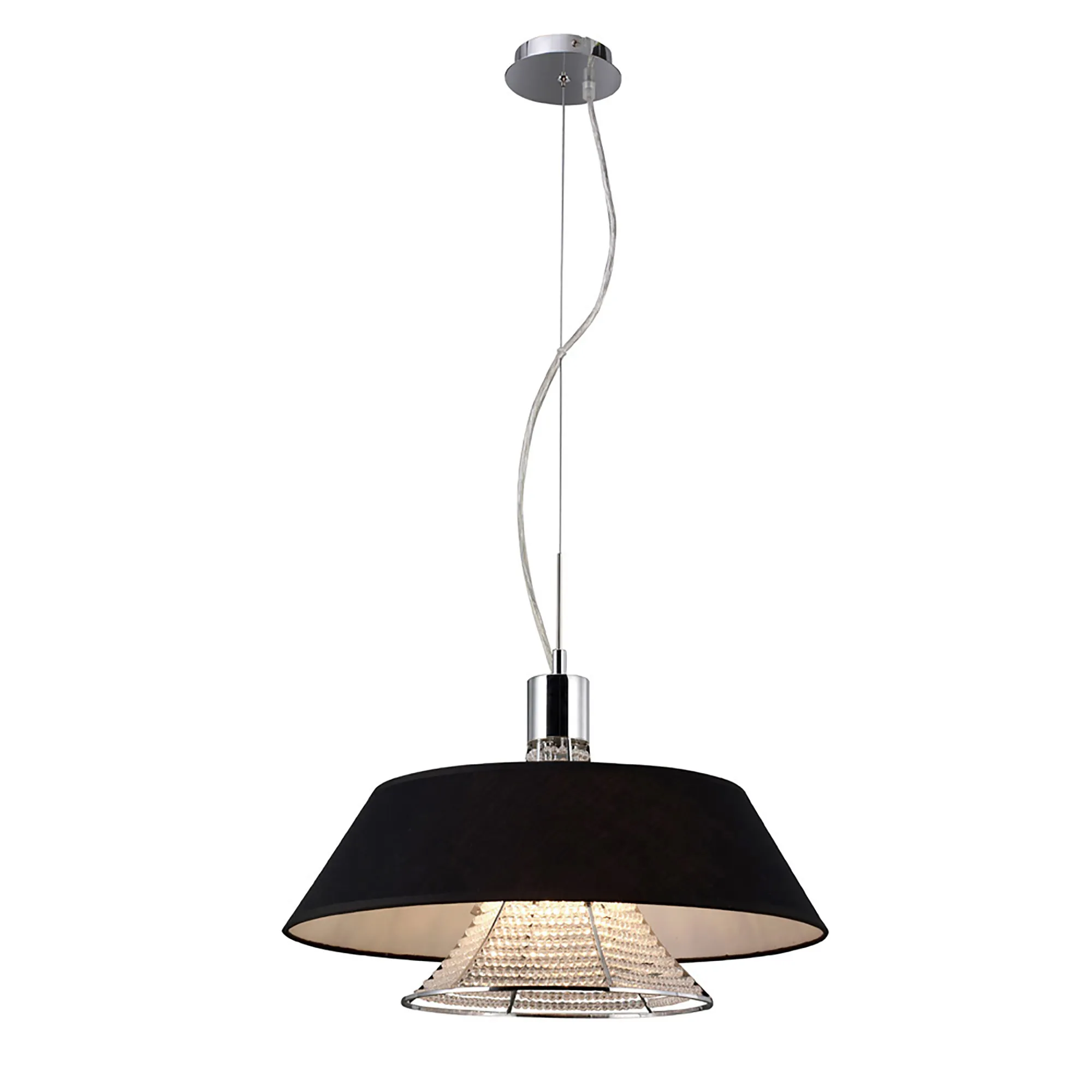 IL30041/BL  Davina Crystal Pendant 3 Light